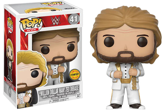 Funko POP! WWE - “Million Dollar Man” Ted Dibiase #41 CHASE + FREE PROTECTOR! (VAULTED)