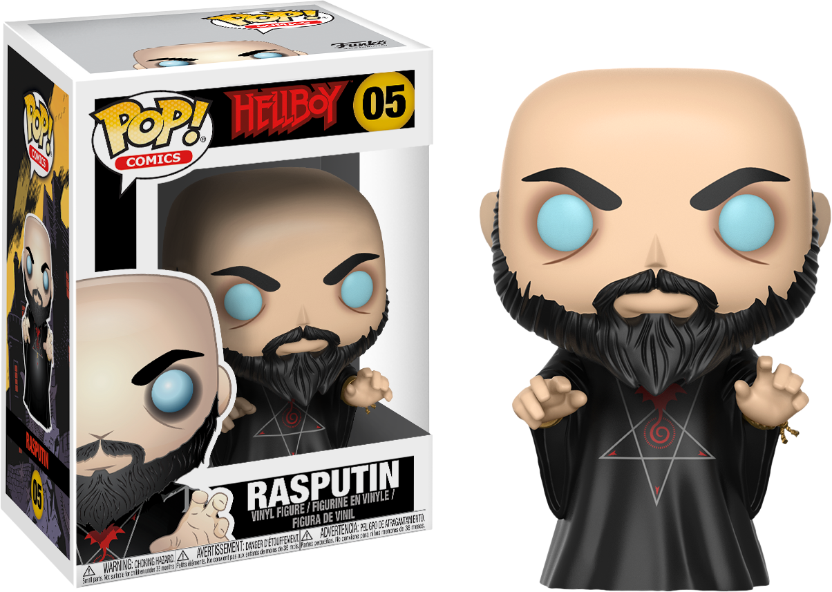 Funko Pop! Hellboy Rasputin 05 (VAULTED) (box ware) + Free Protector