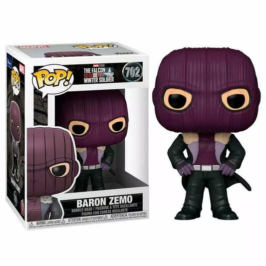 Funko Pop! Marvel Studios The Falcon and the Winter Soldier - Baron Zemo 702 + Free Protector