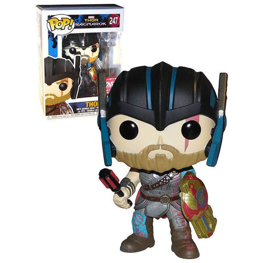 Funko Pop! Marvel Thor Ragnarok - Thor 247 Marvel Collector Corps Exclusive + Free Protector