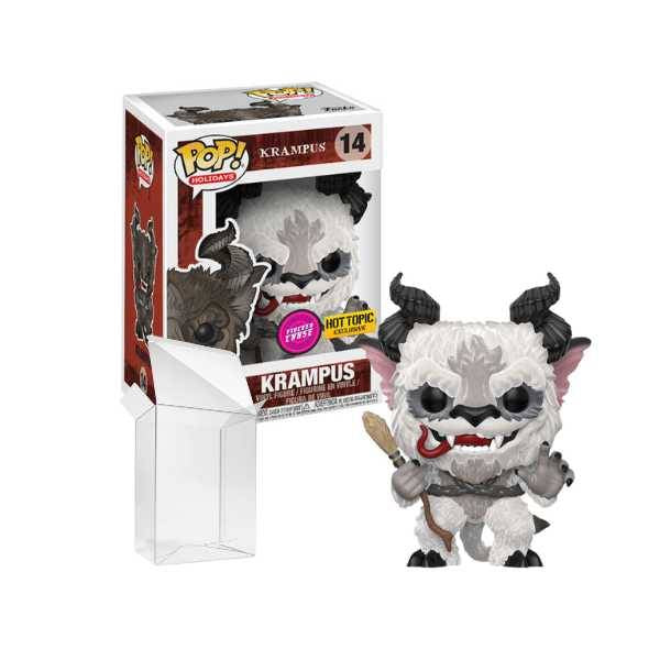 Funko Pop! Krampus Hot Topic Exclusive Flocked CHASE 14 + Protector