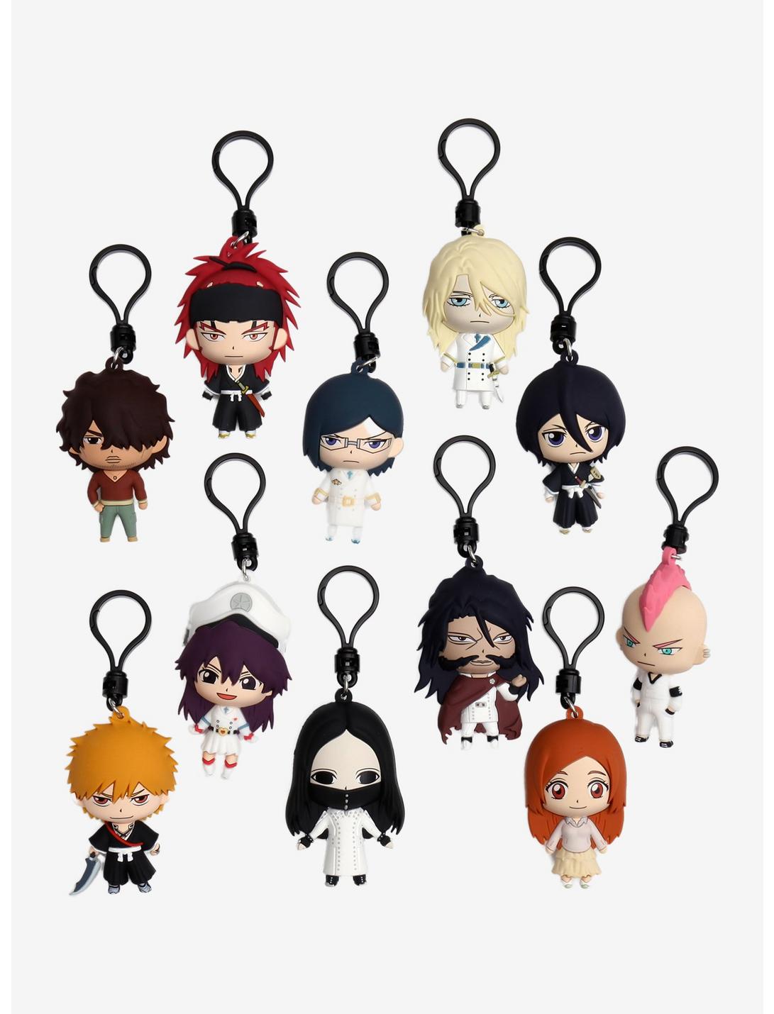 3D Foam Collectible Bleach Thousand Year Blood War Figural Blind Bag Clip Keychain Mystery Bag (One Variation Chosen at Random)