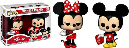 Funko Pop! Disney Valentines Day Minnie & Mickey Toys R Us Exclusive 2 Pack Figure Set