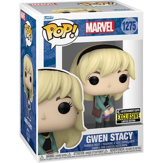 Funko Pop! Marvel Gwen Stacy 1275 Entertainment Earth Exclusive + Free Protector