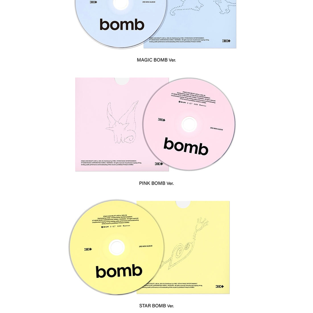 K-POP ILLIT - 3RD MINI ALBUM [BOMB] (MAGIC BOMB VER.)
