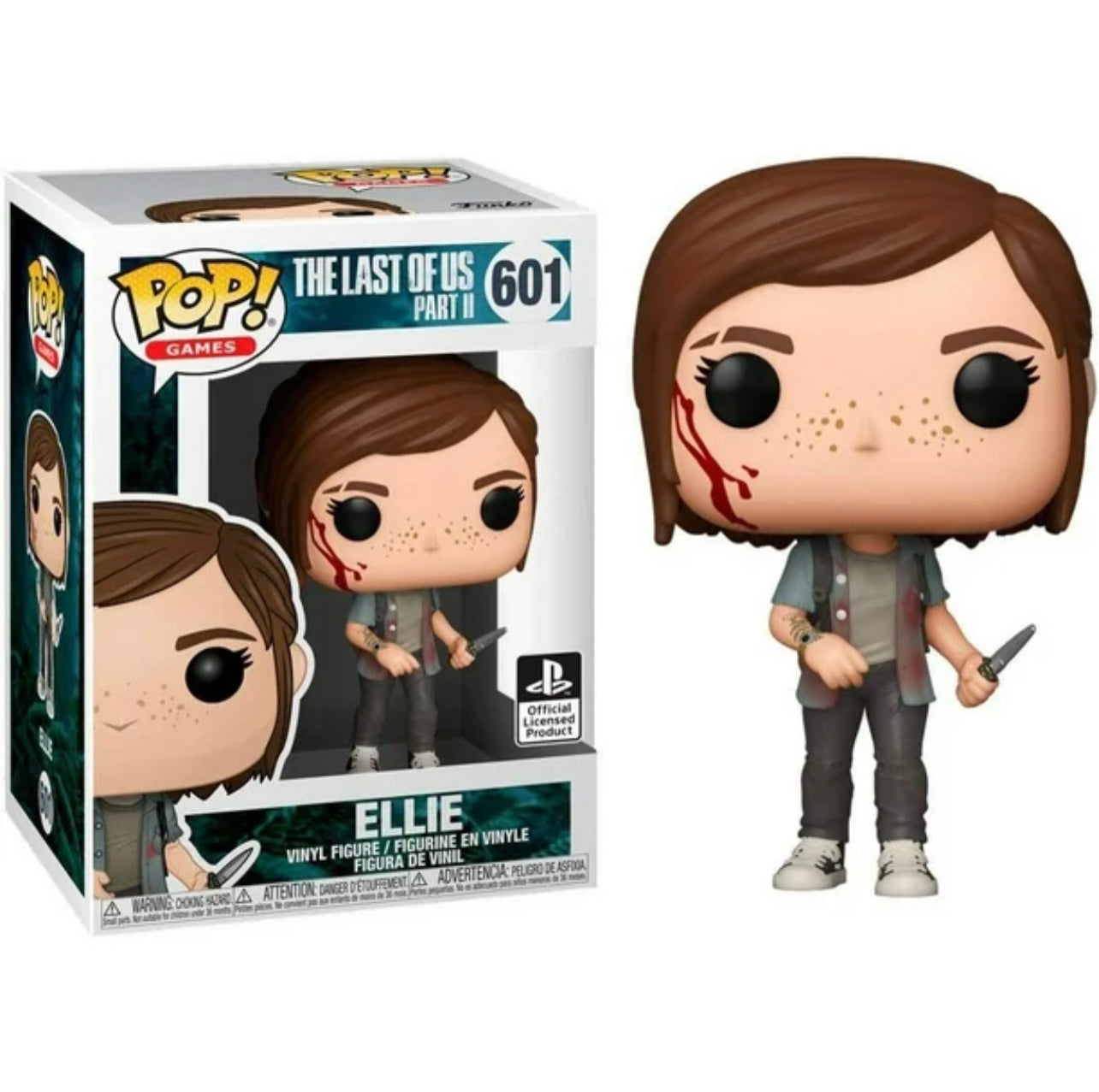 Funko Pop! The Last of Us Part II - Ellie 601 PlayStation Exclusive + Free Protector (VAULTED)