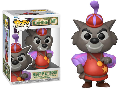 Funko Pop! Disney Robin Hood Sheriff of Nottingham 1441 + Free Protector