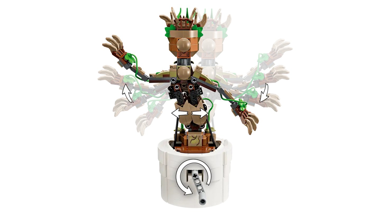 Marvel Guardians of the Galaxy Dancing Groot 76297 Official LEGO Set