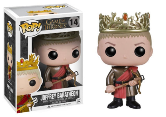 Funko Pop! Game of Thrones Joffrey Baratheon 14 + Free Protector (VAULTED) (slight box ware)