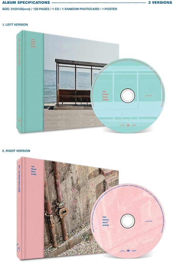 K-POP BTS - YOU NEVER WALK ALONE (2 VERSIONS)