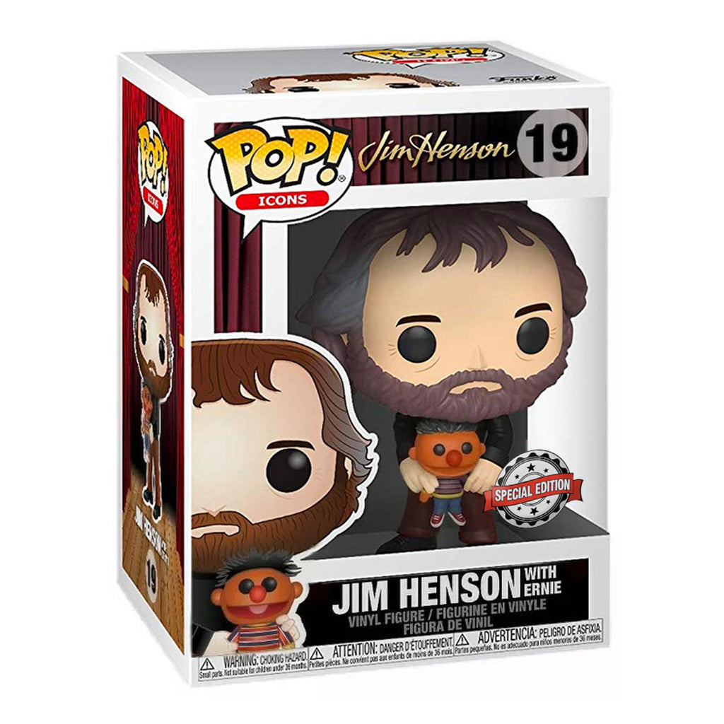 Funko Pop! Jim Henson with Ernie 19 Special Edition + Free Protector