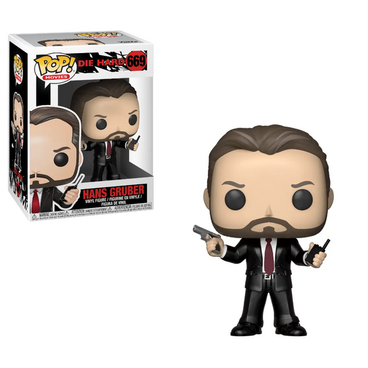 Funko Pop! Die Hard Hans Gruber 669 + Free Protector (VAULTED)
