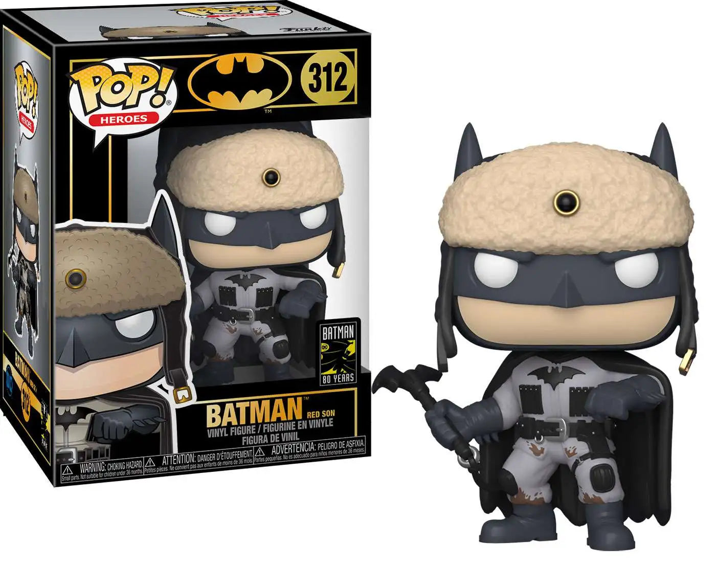 Funko Pop! Batman 80 Years : Batman 312 + Pop Protector