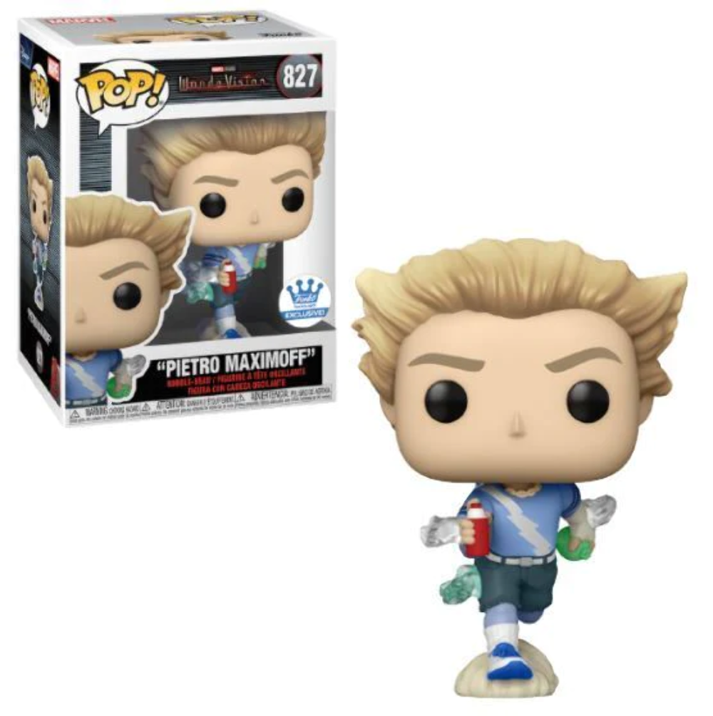 Funko Pop! Marvel Wanda Vision - “Pietro Maximoff” 827 Funko Shop Exclusive + Pop Protector