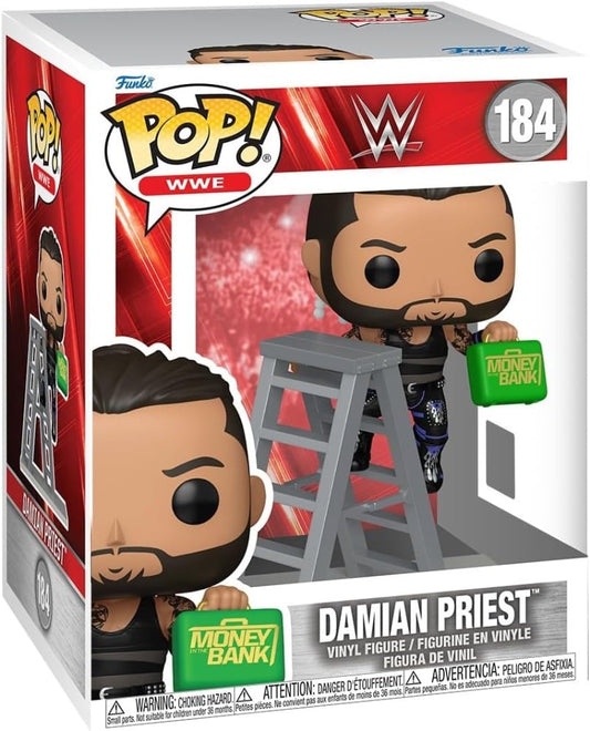 Funko Pop! WWE Damian Priest 184 Figure + Pop Protector