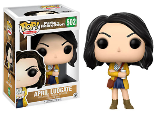 Funko Pop! Parks and Recreation - April Ludgate 502 + Free Protector (VAULTED)