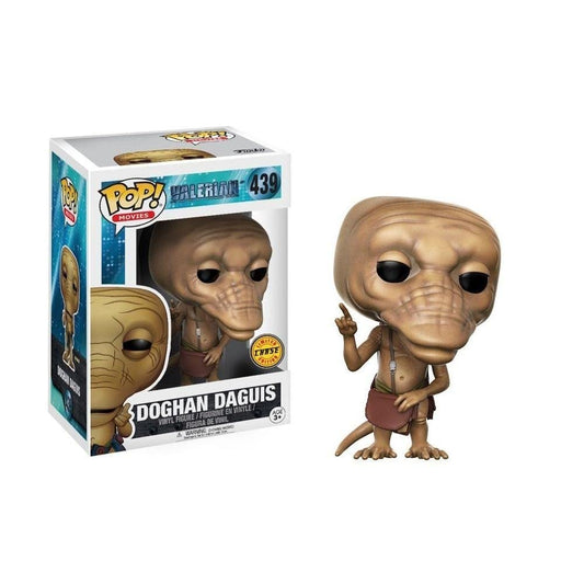 Funko Pop! Valerian and the City of a Thousand Planets - Doghan Daguis 439 CHASE (slight box ware) + Free Protector