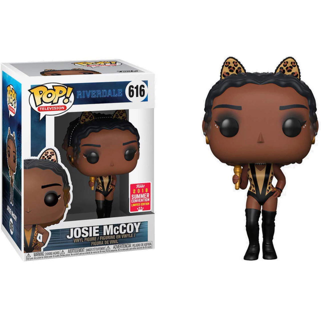 Funko Pop! Riverdale - Josie McCoy 616 Funko 2018 Summer Convention + Free Protector (VAULTED)