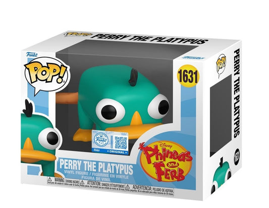 Funko Pop! Disney Phineas and Ferb - Perry The Platypus 1631 Funko Special Edition Figure + Pop Protector