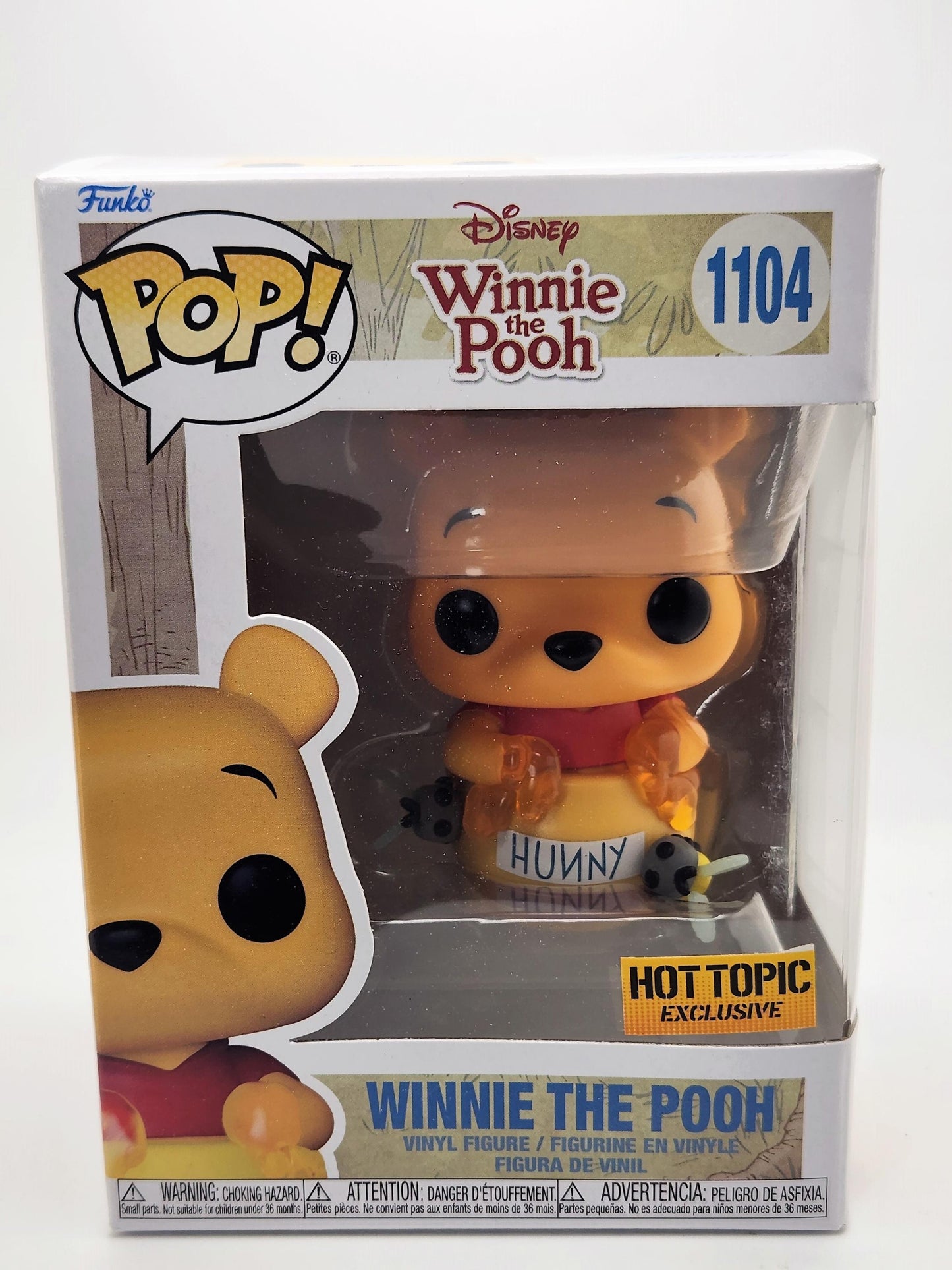 Funko Pop! Disney Winnie The Pooh 1104 Hot Topic Exclusive + Pop Protector