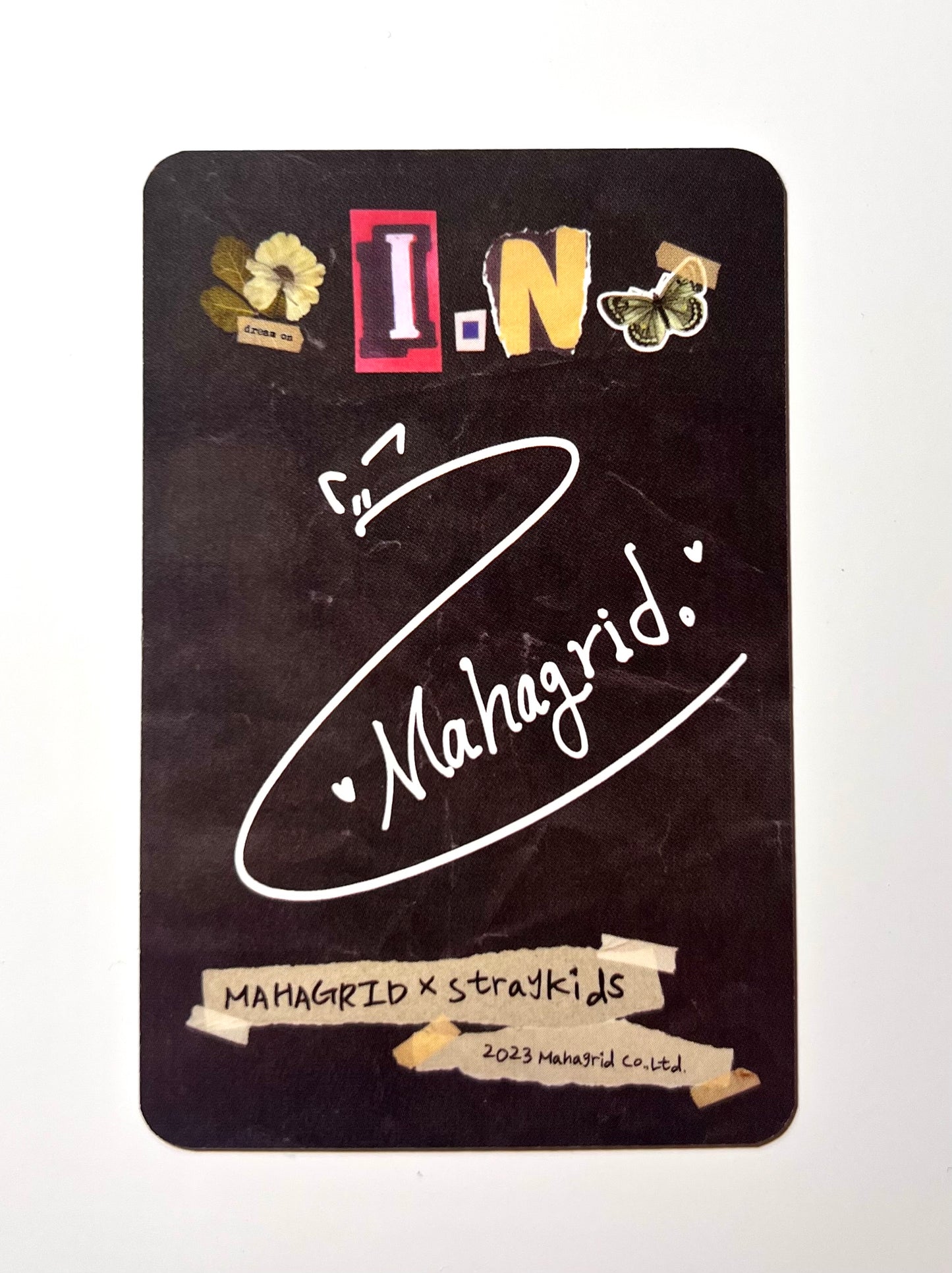 K-pop Stray Kids mahagrid I.N Official Photocard