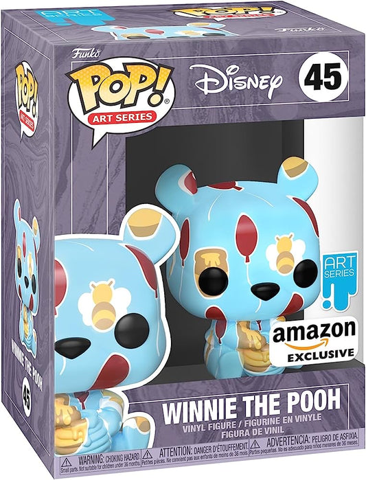 Funko Pop! Disney Winnie the Pooh 45 Art Series Amazon Exclusive + Free Protector