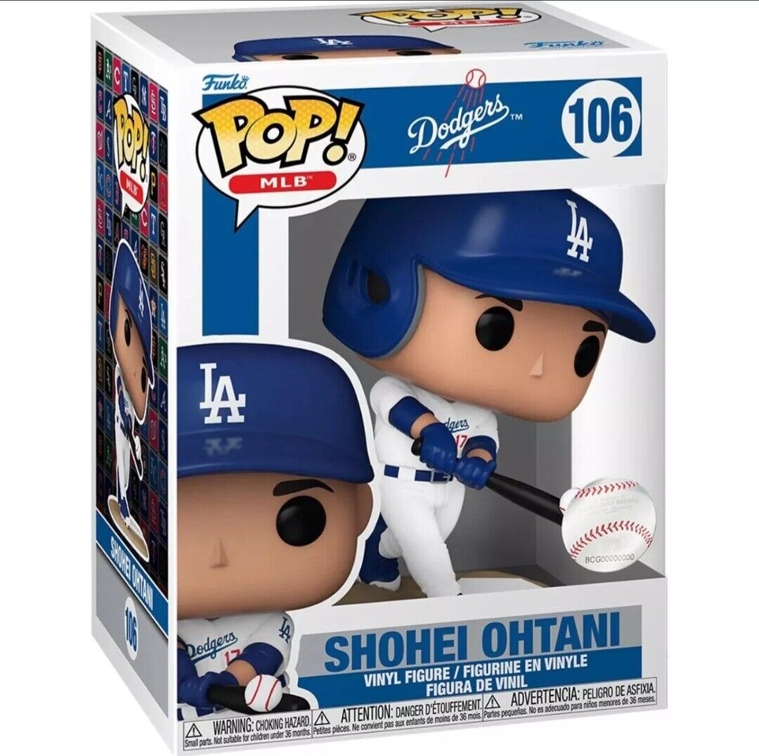 Funko Pop! MLB : Dodgers - Shohei Ohtani 106 + Free Protector