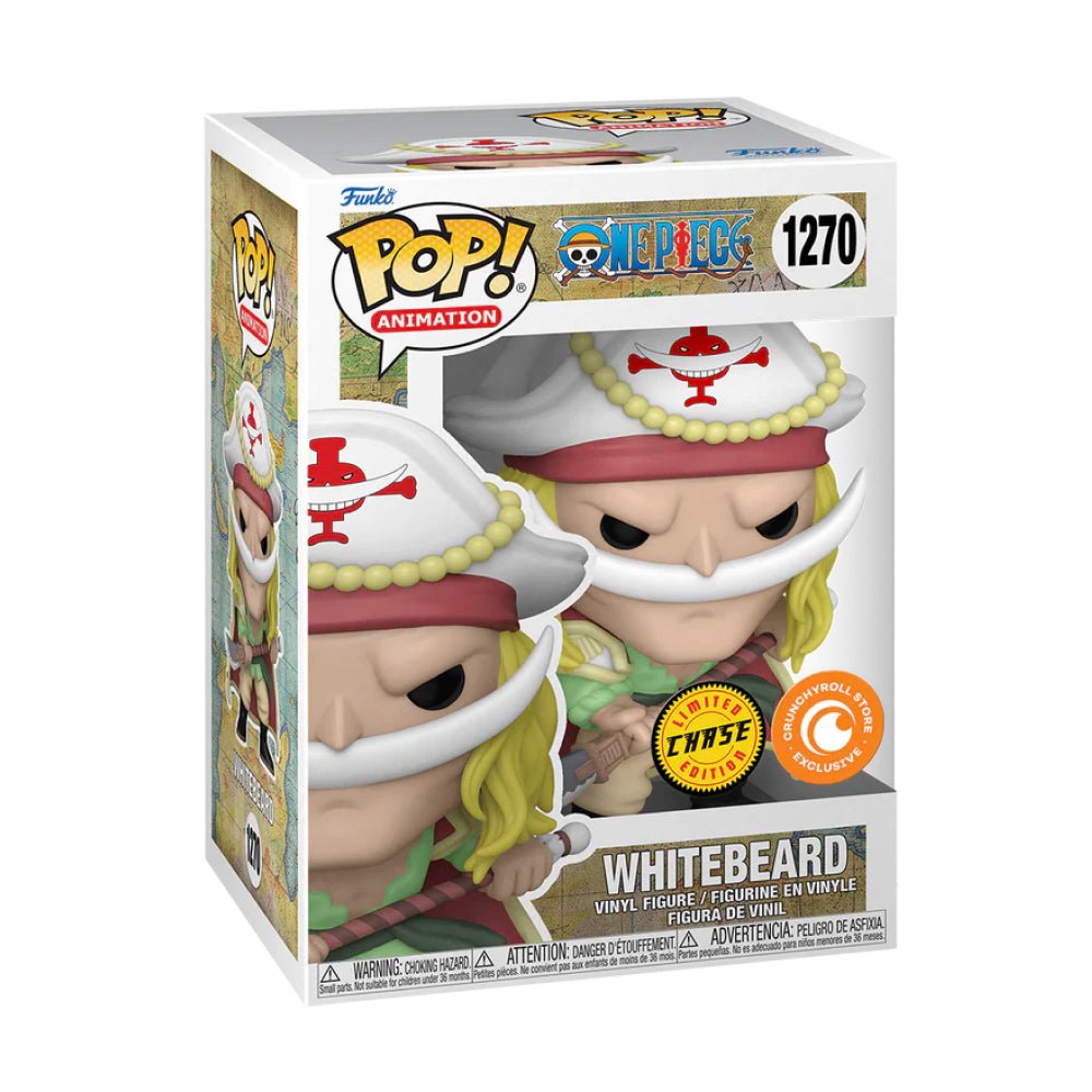 Funko Pop! One Piece - Whitebeard CHASE Crunchyroll Exclusive 1270 + Free Protector