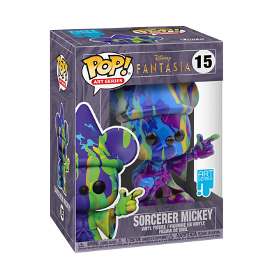 Funko Pop! Disney Art Series Fantasia - Sorcerer Mickey Mouse 15 + Free Protector