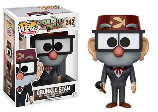 Funko Pop! Disney Gravity Falls - Grunkle Stan 242 (VAULTED) + Free Protector