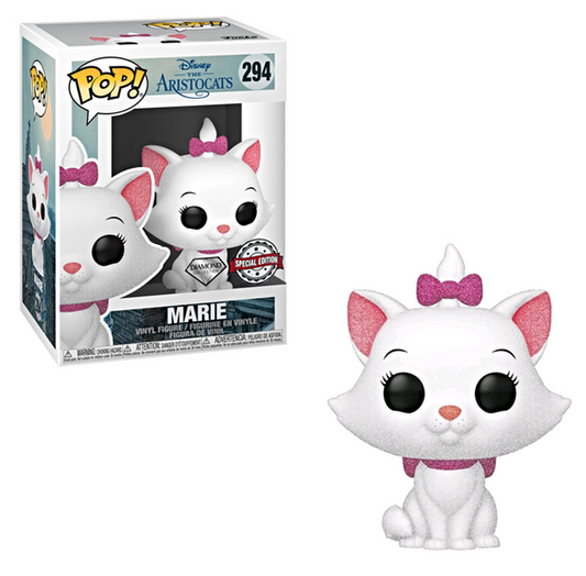 Funko Pop! Disney The Aristocats Marie 294 Diamond Special Edition + Free Protector