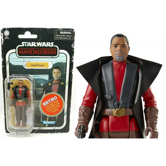 Star Wars: The Mandalorian - The Vintage Retro Collection Greef Karga 3.75-Inch Collectible Action Figure