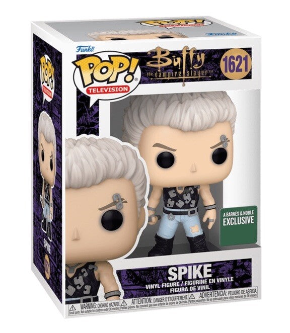 Funko Pop! Buffy The Vampire Slayer - Spike 1621 Barnes & Noble Exclusive + Pop Protector