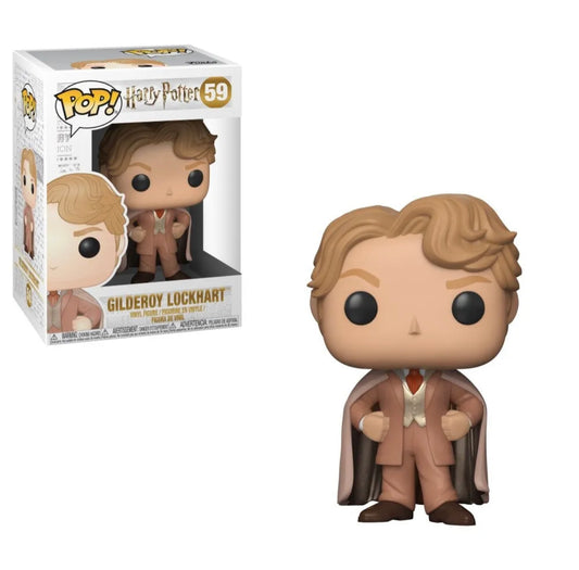 Funko Pop! Harry Potter Gilderoy Lockhart 59 + Free Protector (VAULTED)