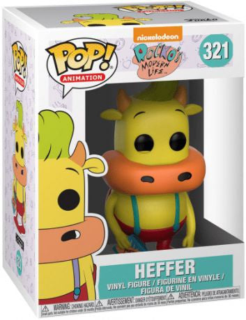 Funko Pop! Nickelodeon - Rocko’s Modern Life : Heffer 321 Figure + Pop Protector
