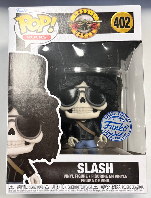 Funko Pop! Guns N Roses Slash 402 Funko Special Edition + Free Protector