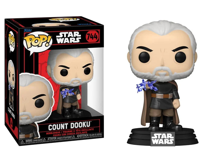 Funko Pop! Star Wars Count Dooku 744 + Free Protector