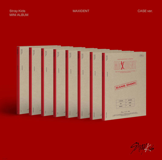 K-POP STRAY KIDS - MAXIDENT (CASE VER.) (8 VERSIONS)