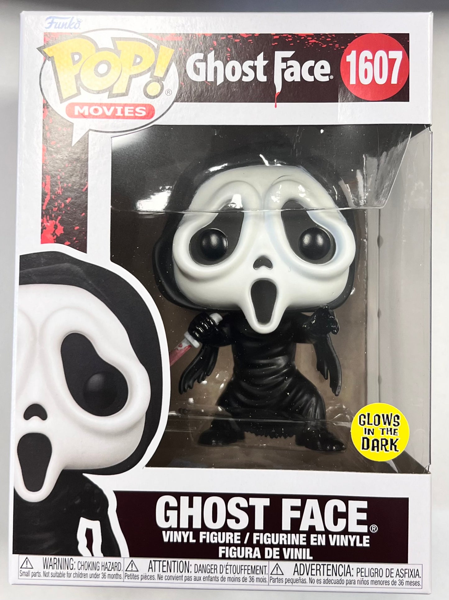 Funko Pop! Ghost Face 1607 Glows in the Dark + Protector