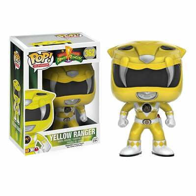Funko Pop! Mighty Morphin Power Rangers - Yellow Ranger 362 (slight box ware) + Free Protector