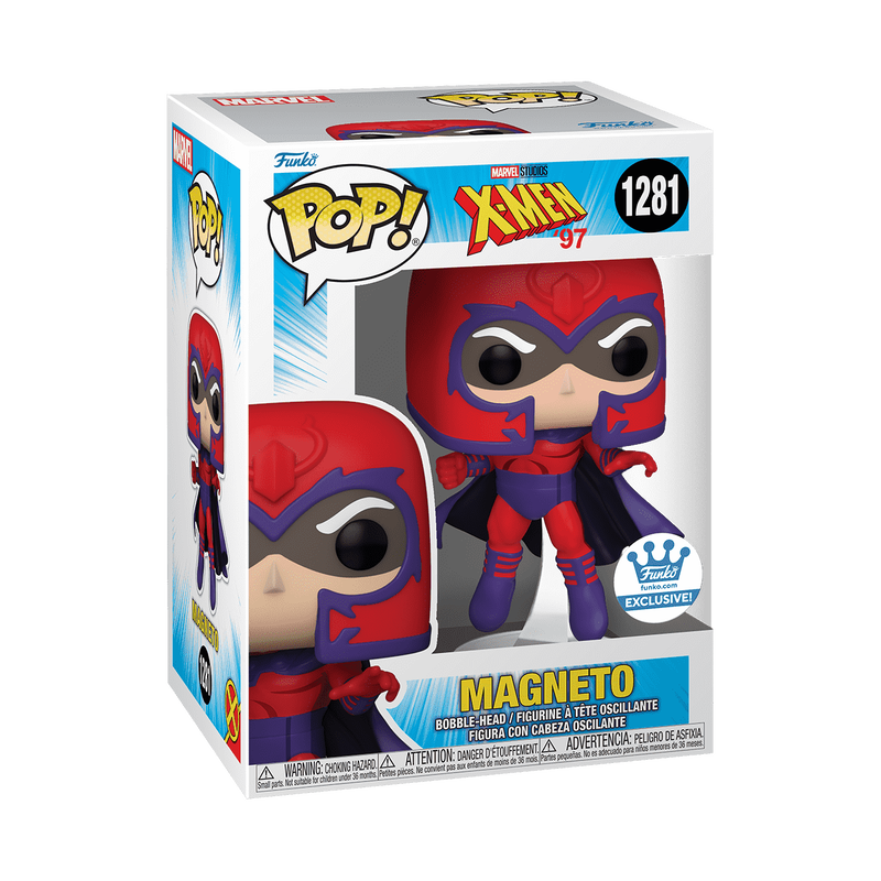 Funko Pop! Marvel Studios X-Men ‘97 Magneto 1281 Funko Shop Exclusive + Free Protector