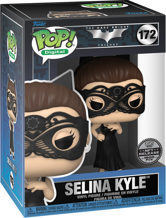 Digital Funko Pop! The Dark Knight Trilogy : Selina Kyle 172 NFT Release 1900 PCS + Pop Protector