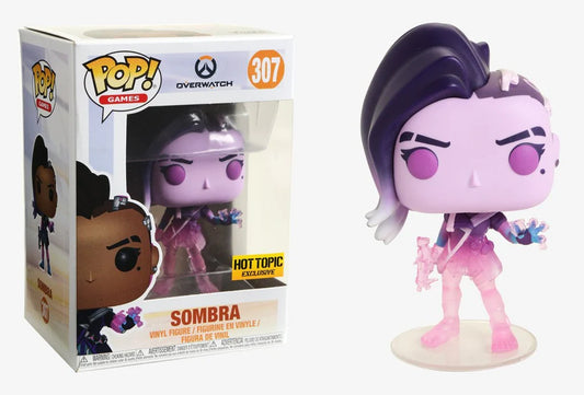 Funko POP! Games: Overwatch #307 - Sombra Hot Topic Exclusive (VAULTED) + Protector