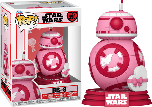 Funko Pop! Disney Star Wars - Valentine BB-8 #590 + PoP Protector