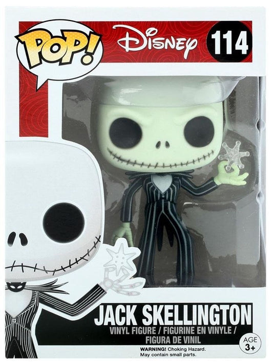 Funko Pop! Disney Tim Burton’s The Nightmare Before Christmas Jack Skellington 114 + Free Protector