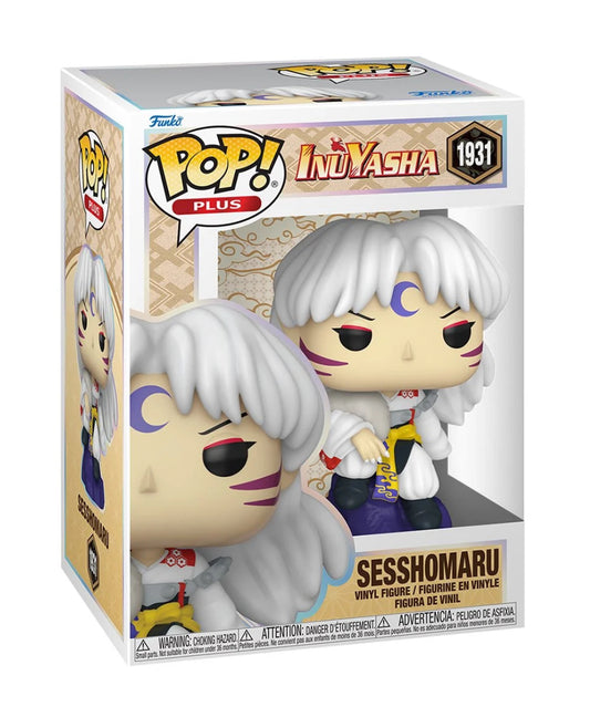 InuYasha Sesshomaru (Sitting) Funko Pop! Vinyl Figure Plus #1931 + Pop Protector