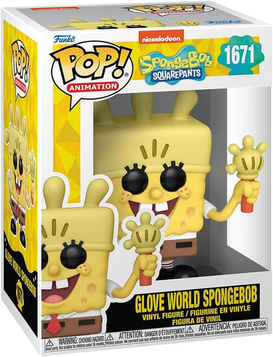 Funko Pop! Nickelodeon SpongeBob SquarePants - Glove World SpongeBob 1671 + Free Protector