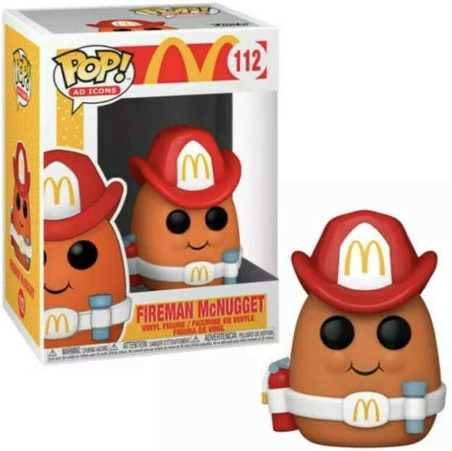 Funko Pop! McDonald’s - Fireman McNugget 112 + Free Protector