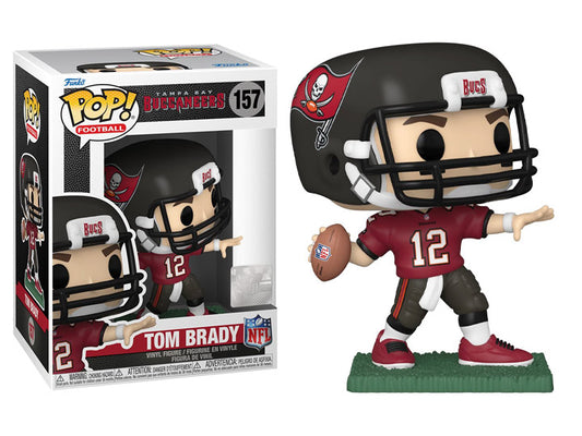 Funko Pop! NFL Tampa Bay Buccaneers Tom Brady 157 + Free Protector