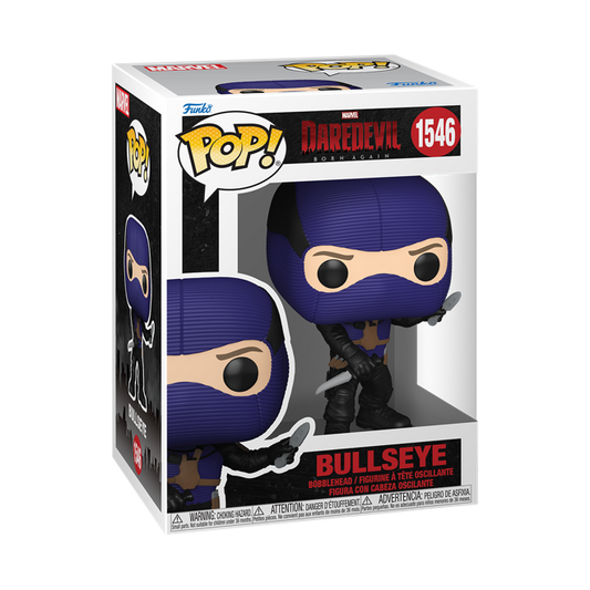 Funko Pop! Marvel Daredevil Born Again : Bullseye 1546 Figure + Pop Protector